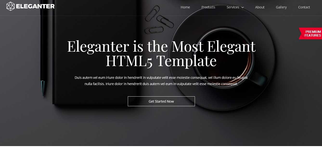 best html css website templates