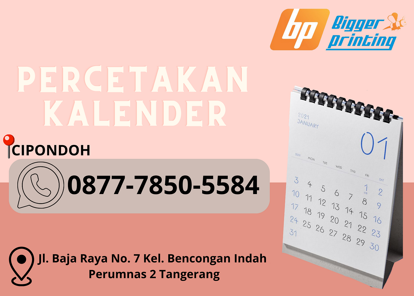Tempat Cetak Kalender PREMIUM, Wa./Call.0877-7850-5584, Tempat Cetak