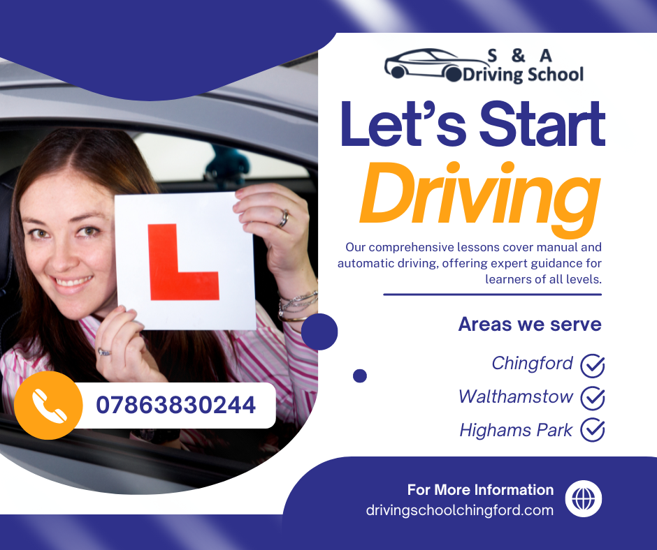 Affordable Driving Lessons in Chingford — S and A Driving School by S