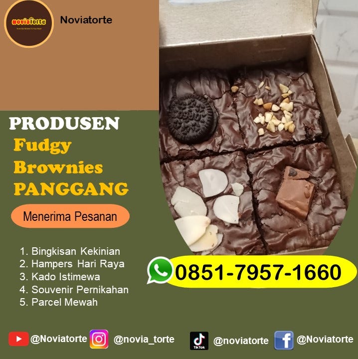 WA 085179571660, Brownies Noviatorte Terdekat Surabaya by Produksi