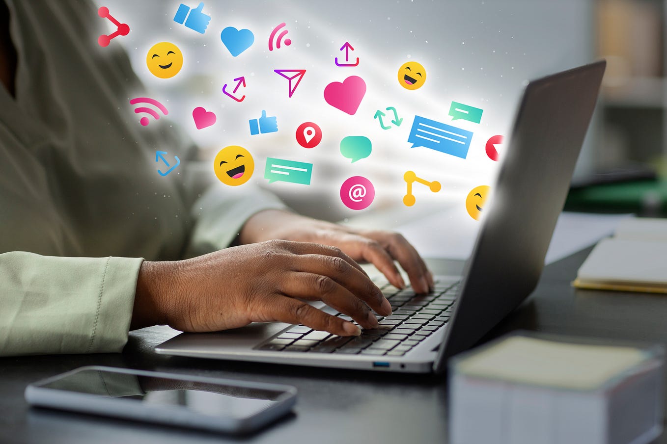 Social media planning board
