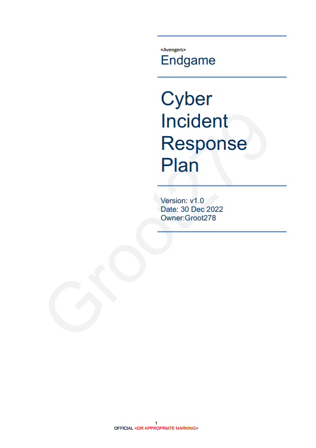 Cybersecurity Incident Response Plan (CSIRP) by ZEMIV Medium