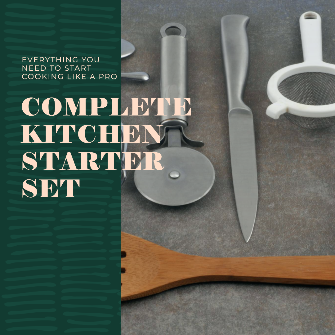 Step by Step Complete Kitchen Starter Set, by Life Startup Essentials