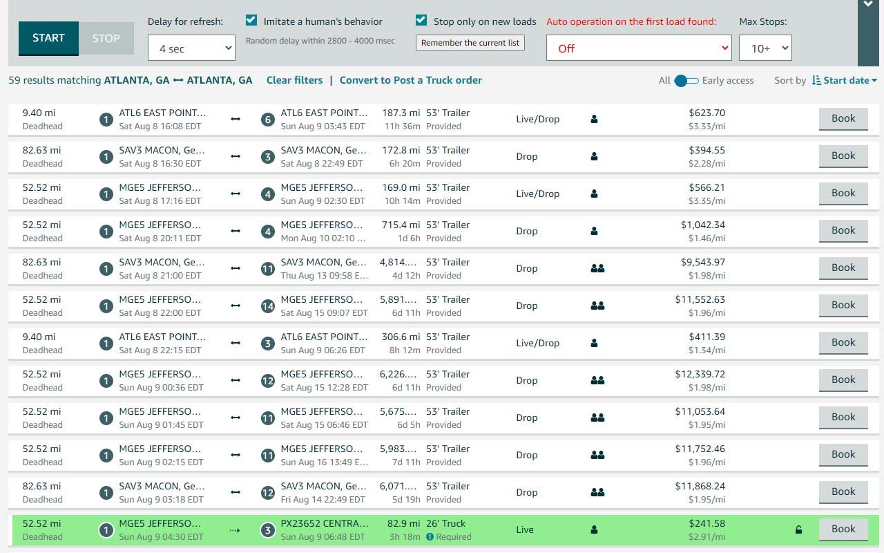 Relay Amazon Auto Booker Swift Relay Medium