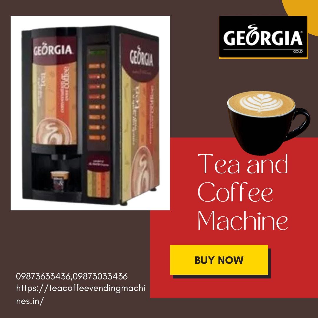 Lipton & Nescafe Vending Machine in Gurgaon Tea Coffee Vending