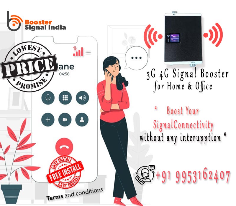Mobile signal network booster in Delhi Mobile Signal booster