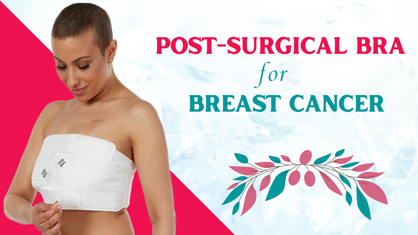 PostSurgery Bra for Patients — Compression Surgical Bra EZ bra Medium