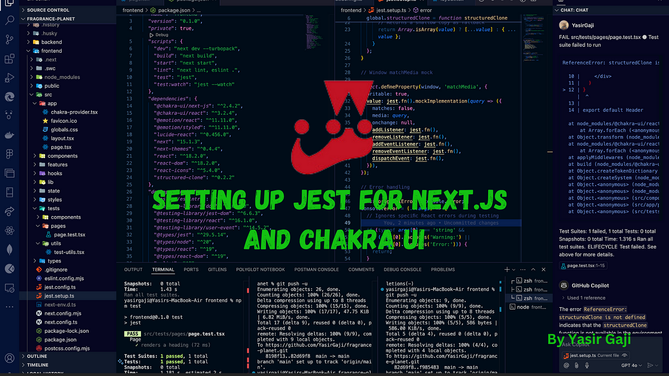 Testing in Next.js with Jest, React Testing Library | Medium