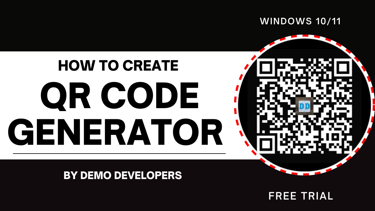 Create QR Code For vCard With Logo In Windows 10/11 by QR Code