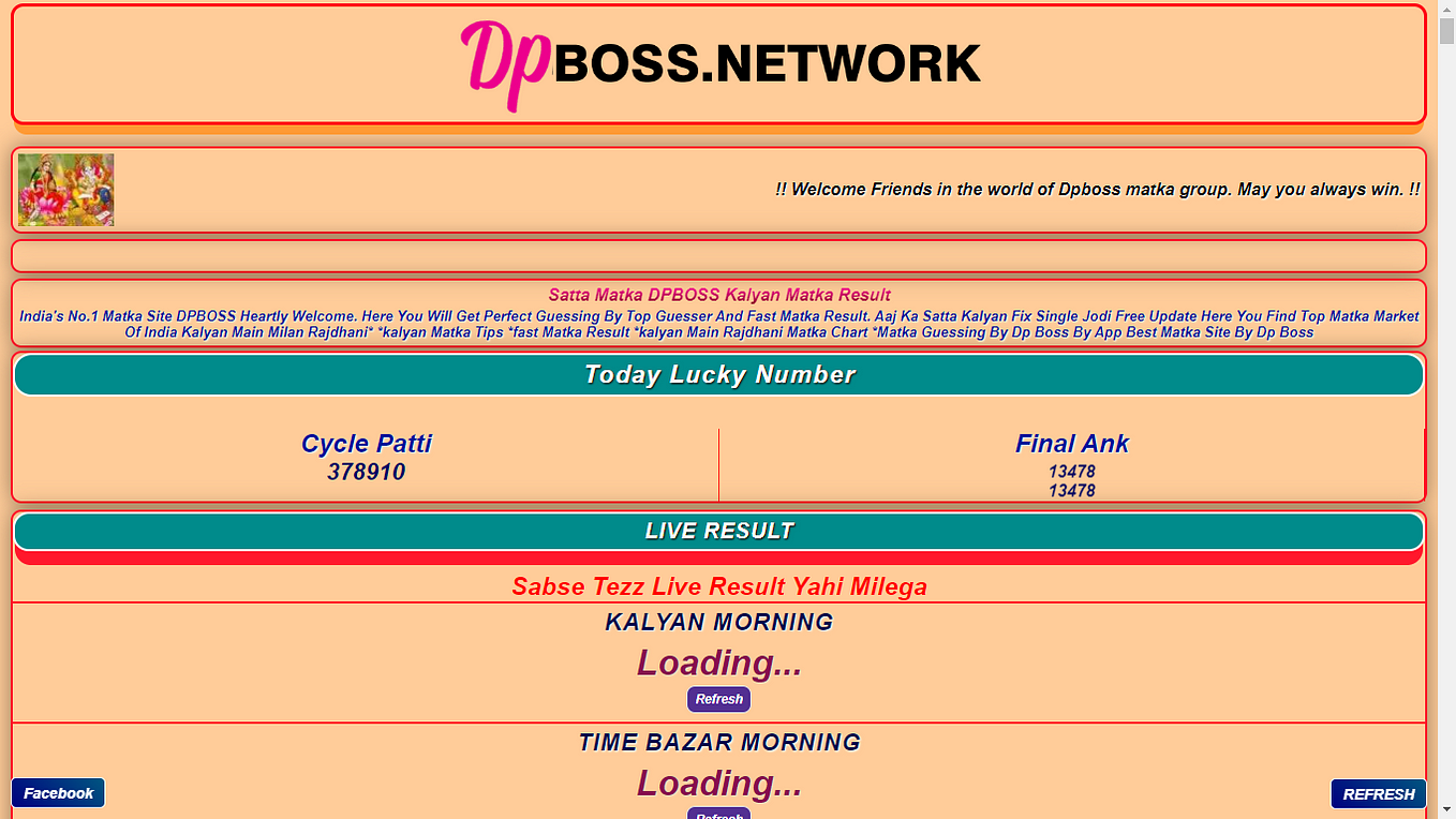 SATTA MATKA KALYAN MATKA MATKA GAME MATKA RESULT Dpbosnetwork Medium SATTA MATKA KALYAN MATKA MATKA GAME MATKA RESULT Dpbosnetwork Medium