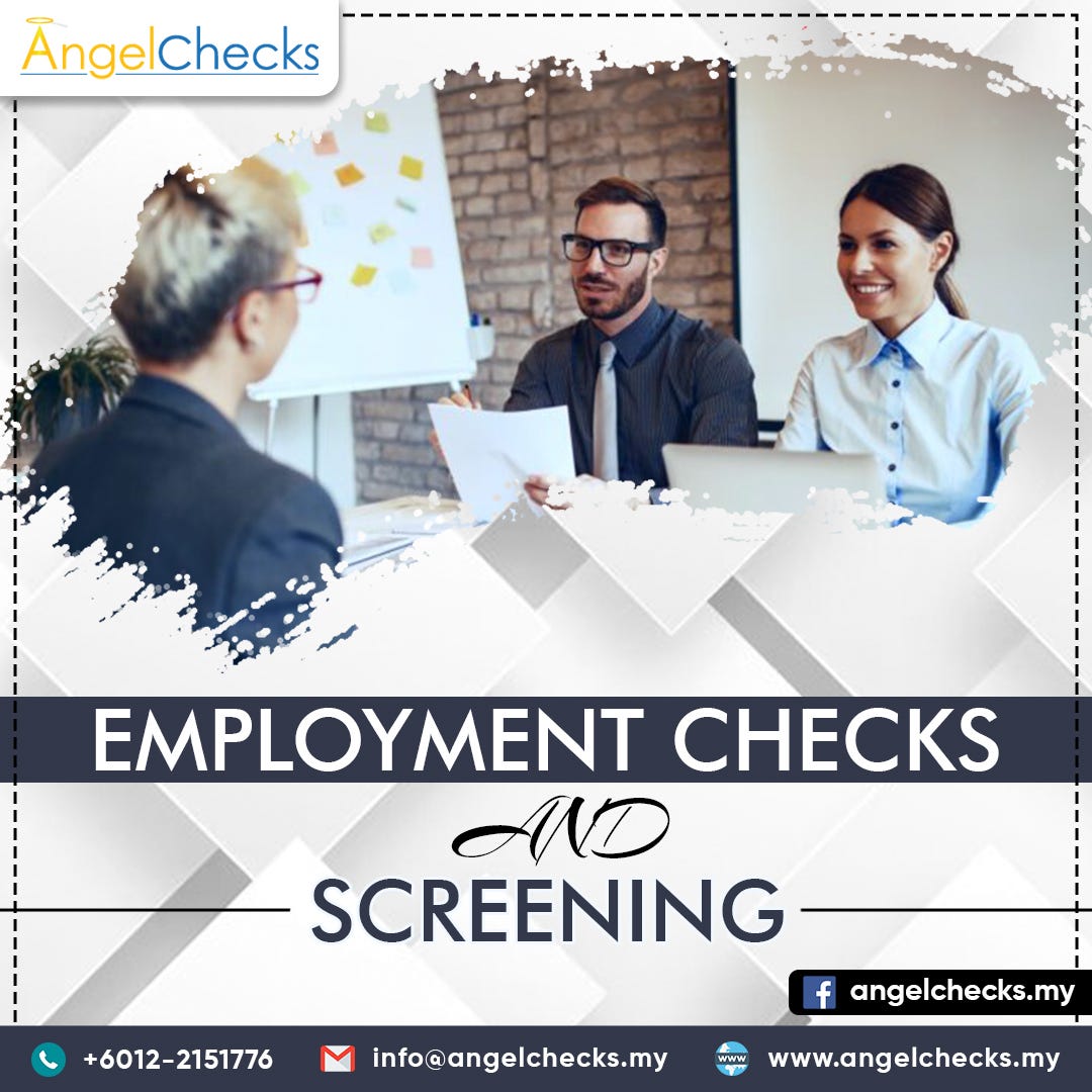 Post Employment Screening Angel Checks Medium