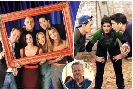 Grieving fans flock to 'Friends' New York apartment to mourn Matthew Perry