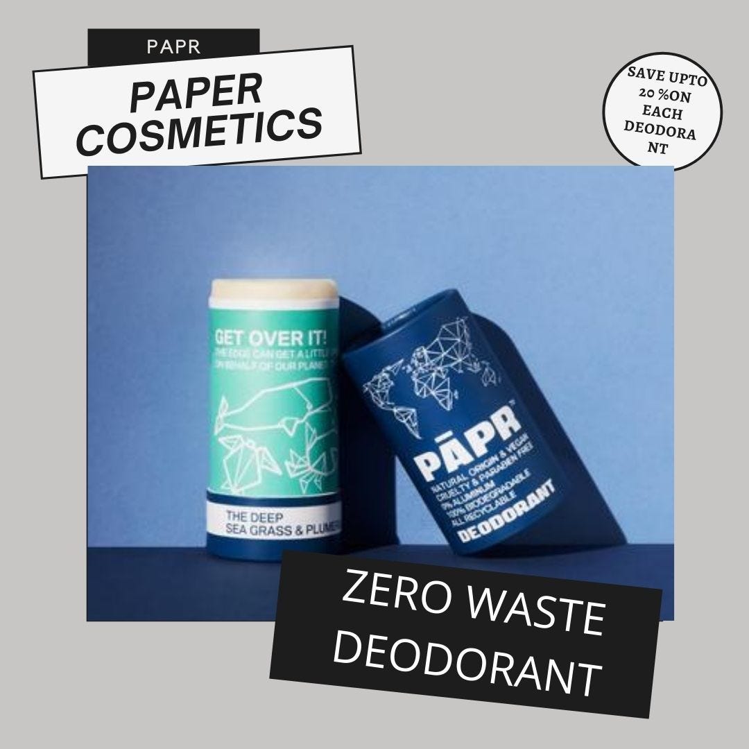 Best zero waste deodorant for your ordinary use