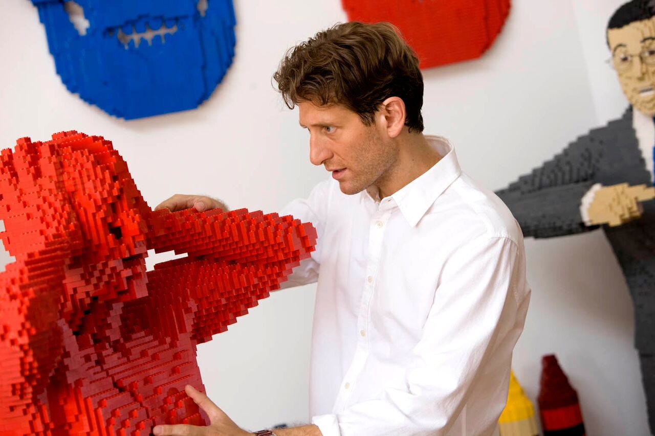 Q&A: LEGO Artist Nathan Sawaya on Building a Cool Career, Brick by Brick |  by Roadtrip Nation | Medium