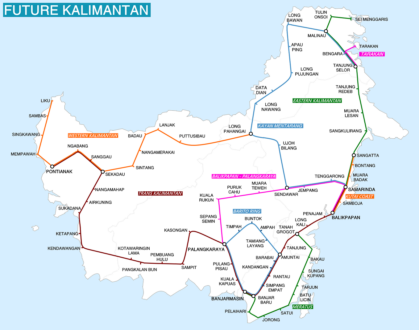 Future Indonesian Map: Sumatera. Joko Widodo’s focus on infrastructure ...