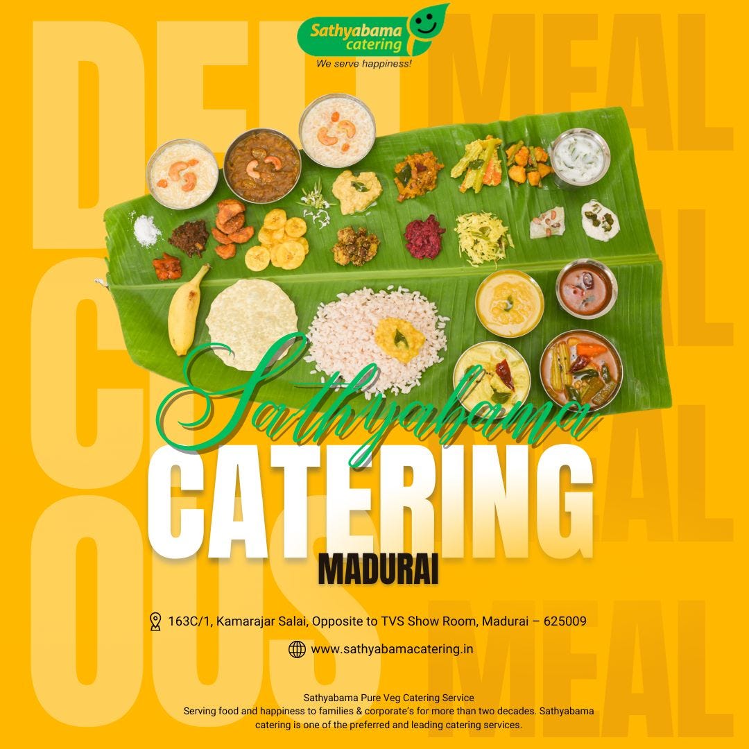 South Indian Wedding Menu | meals | by sathyabama catering | Medium