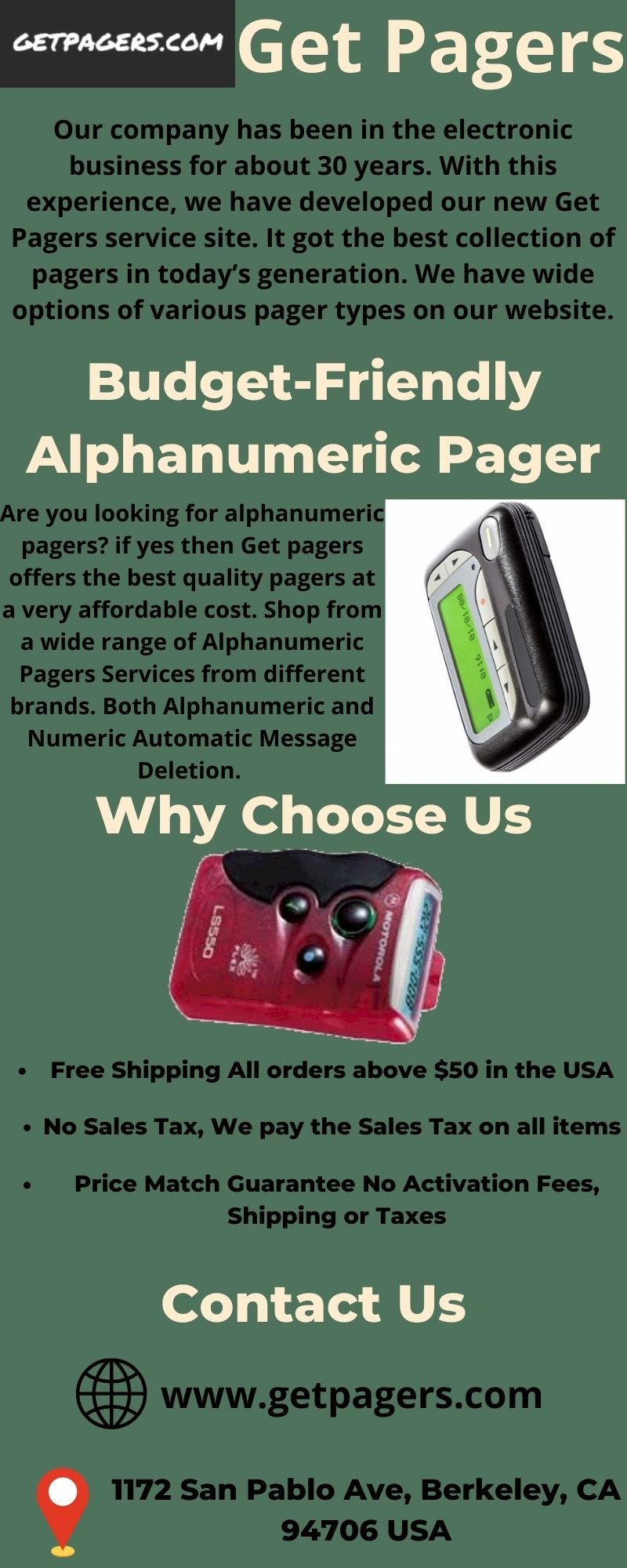 Why Invest in Alphanumeric Pager? by Get Pagers Medium