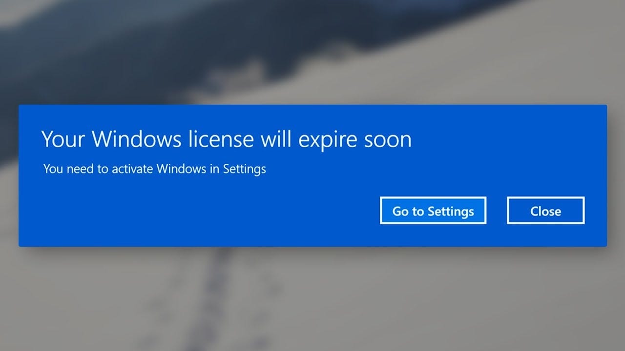 Solved: Your Windows License Will Expire Soon
