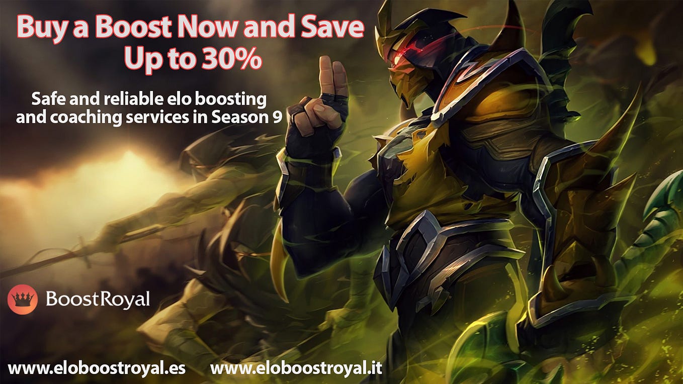 BoostRoyal.com  Buy LOL ELO Boost & Premium LOL Boosting