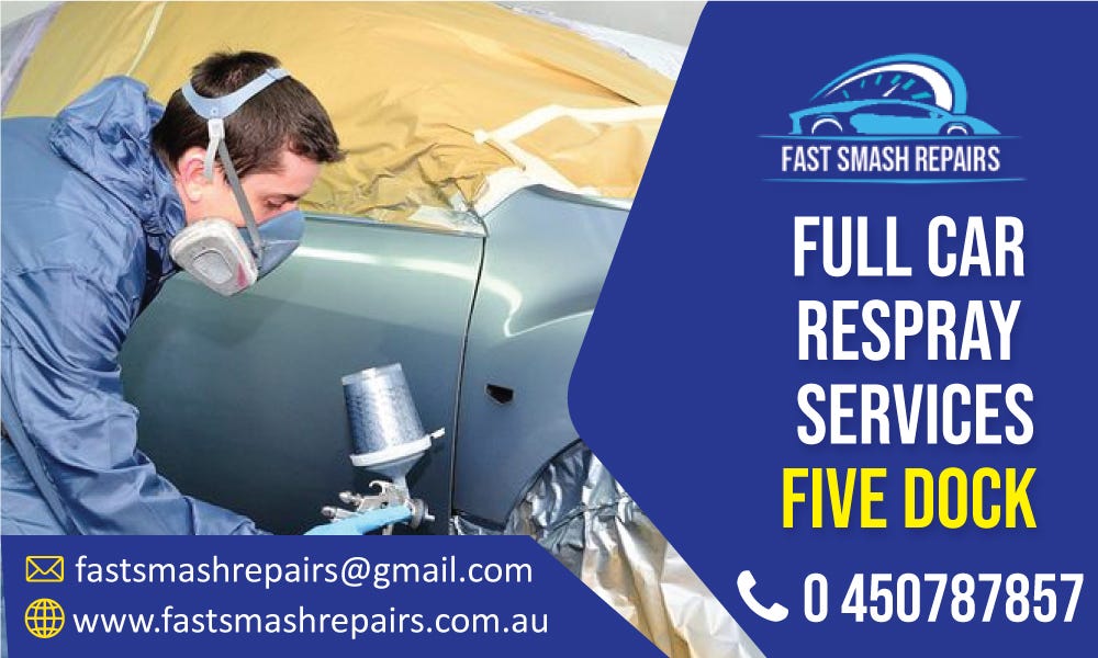 Full Car Respray Services A Mini Guide by FAST SMASH REPAIRS Medium