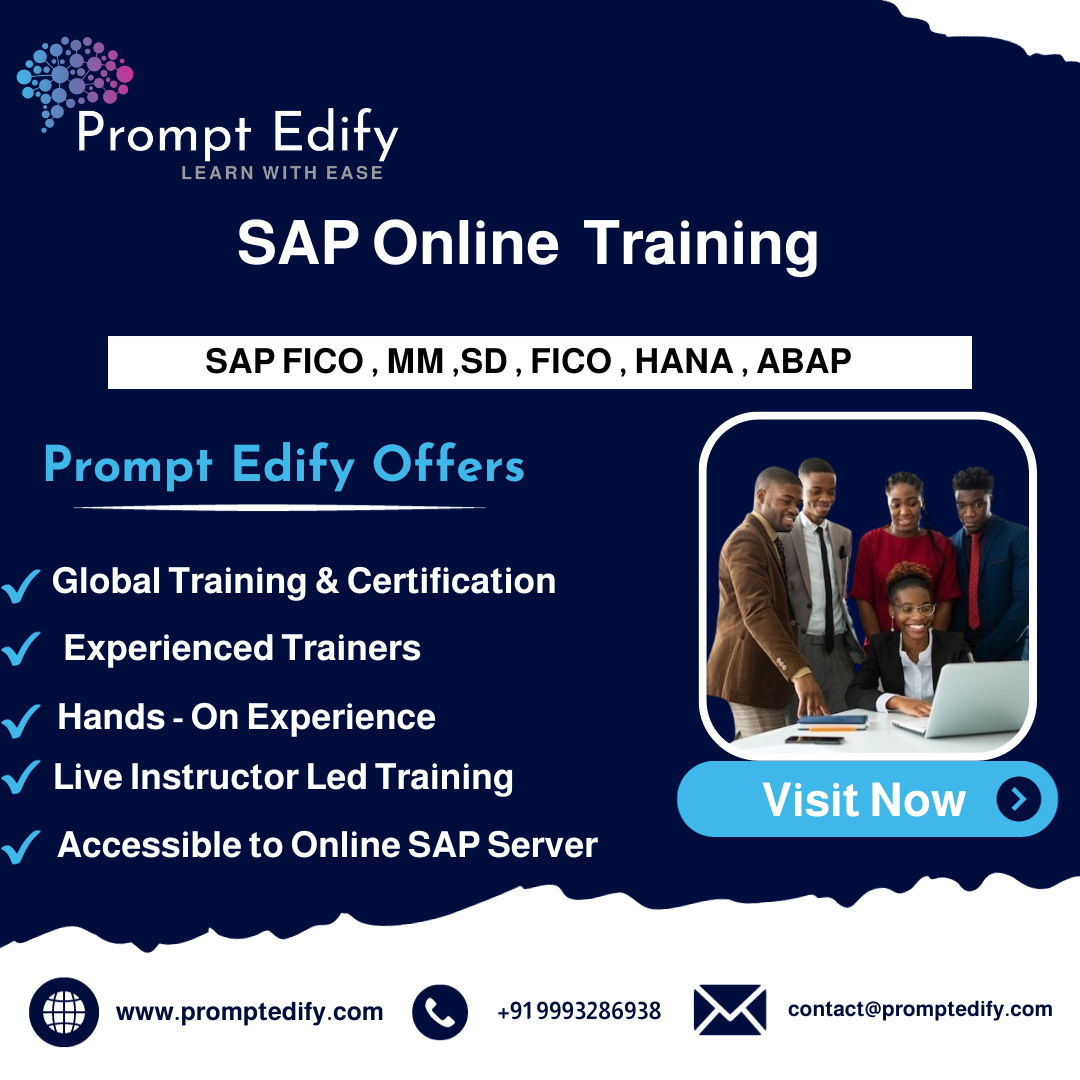 SAP Certification & SAP Professional Training in South Africa at Prompt ...