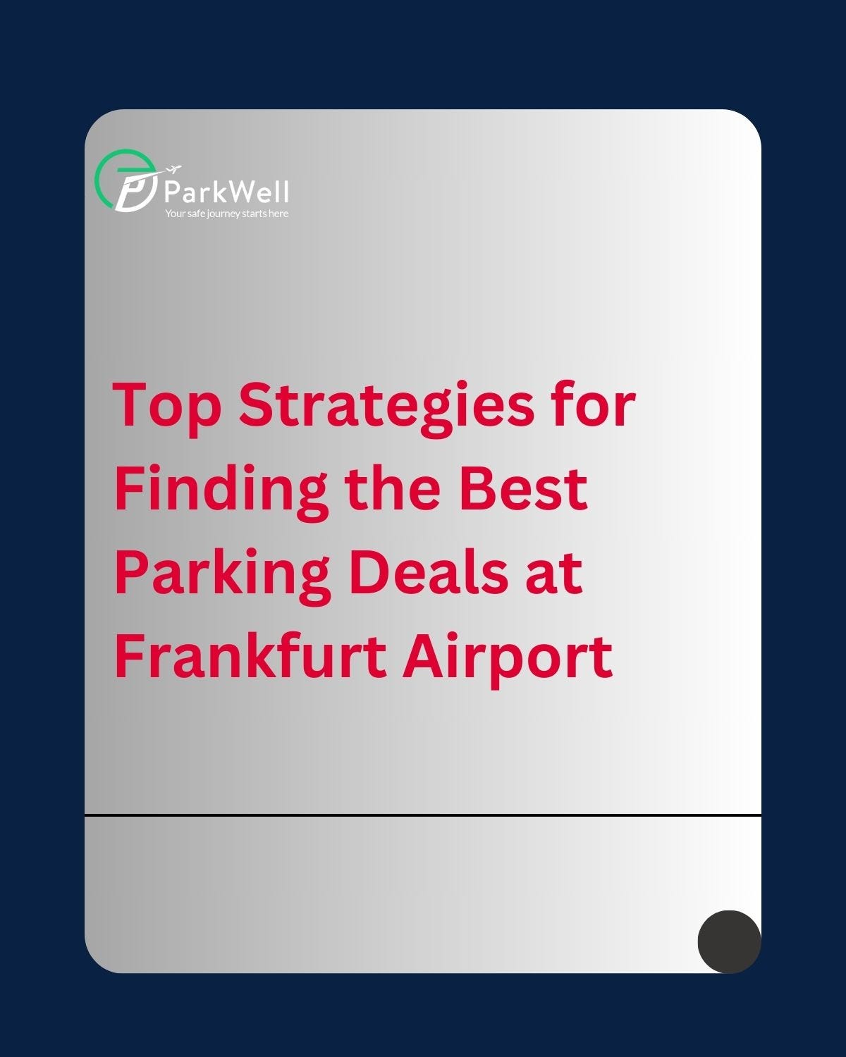 Is It Good To Park Around Frankfurt Airport