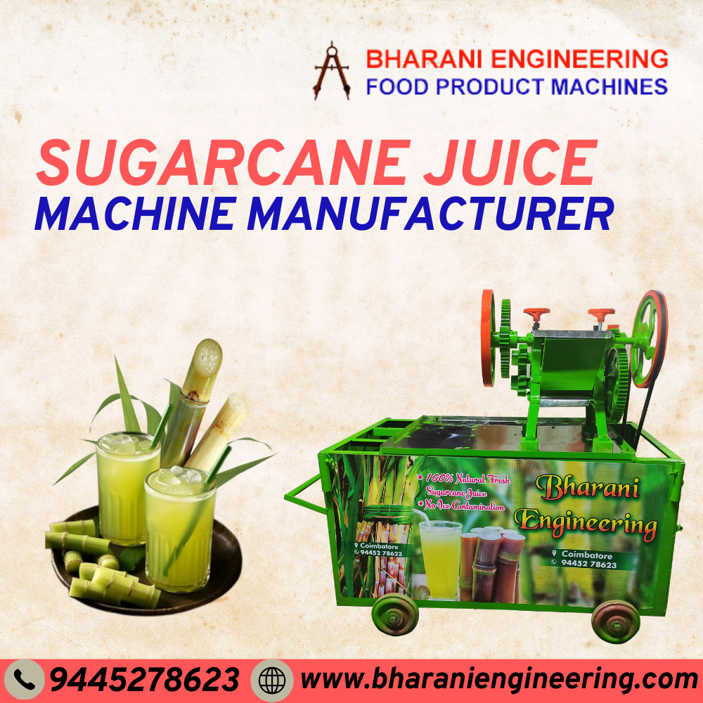 Table Top Sugarcane Juicer Machine by Bharani Engineering Bharani