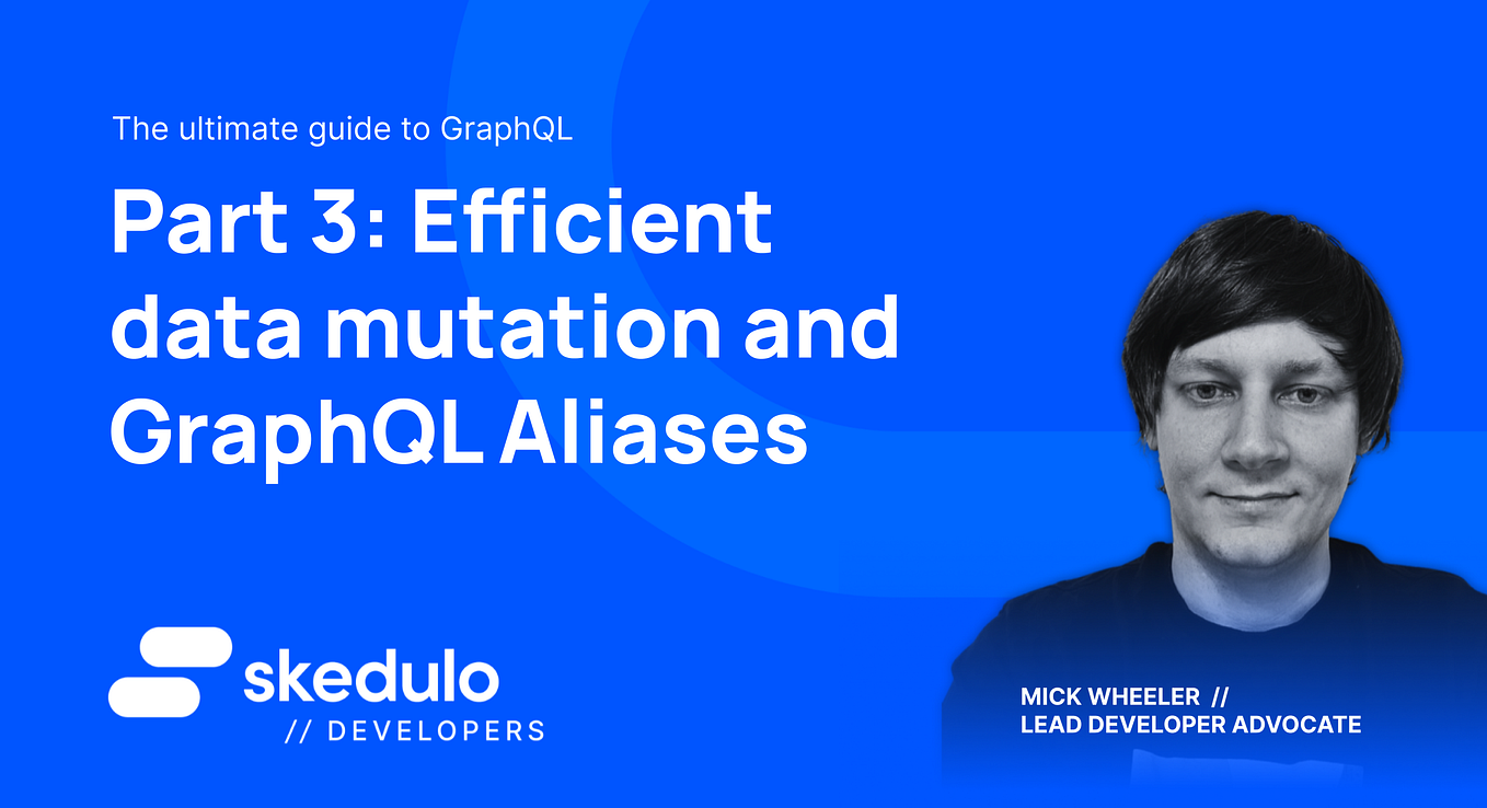 GraphQL 101 Part 2 — Elastic Query Language (EQL) Filters by Mick Wheeler Skedulo