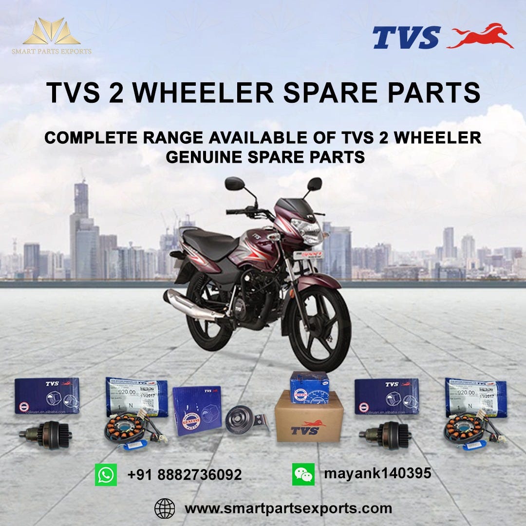 Revolutionizing Your Ride Unveiling the Excellence of TVS Spare Parts from Smart Parts Exports