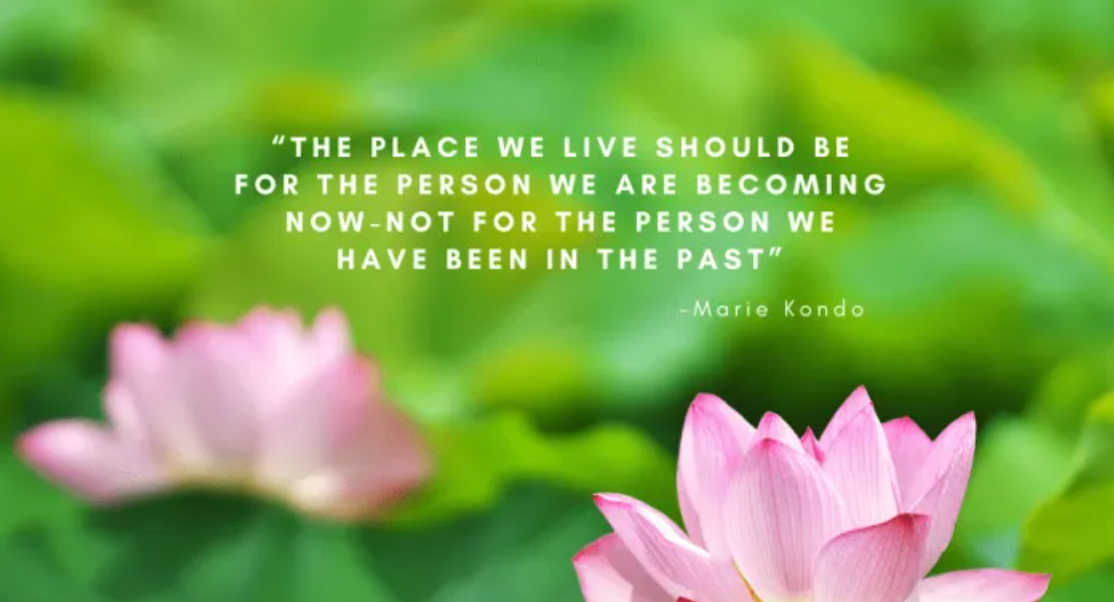 “The place we live should be for the person we are becoming now-not…