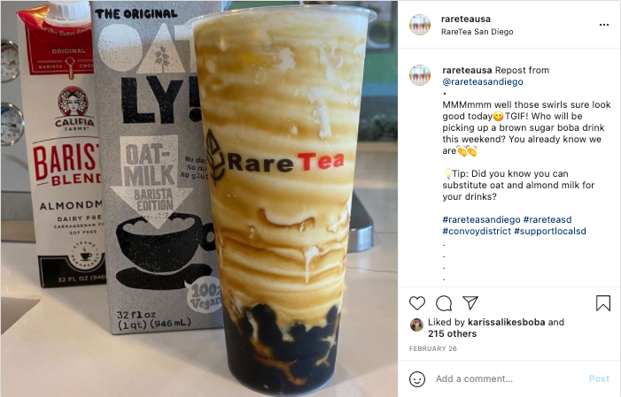 Oatly goes public. Oat milk trend popping up everywhere.