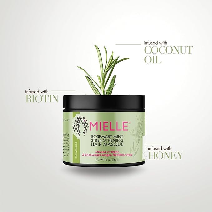 Mielle Organics Rosemary Mint Strengthening Hair Masque, Essential Oil &  Biotin Deep Treatment, Miracle Repair for Dry, Damaged, & Frizzy Hair. | by  Fransyscaromatuatambunan | Medium