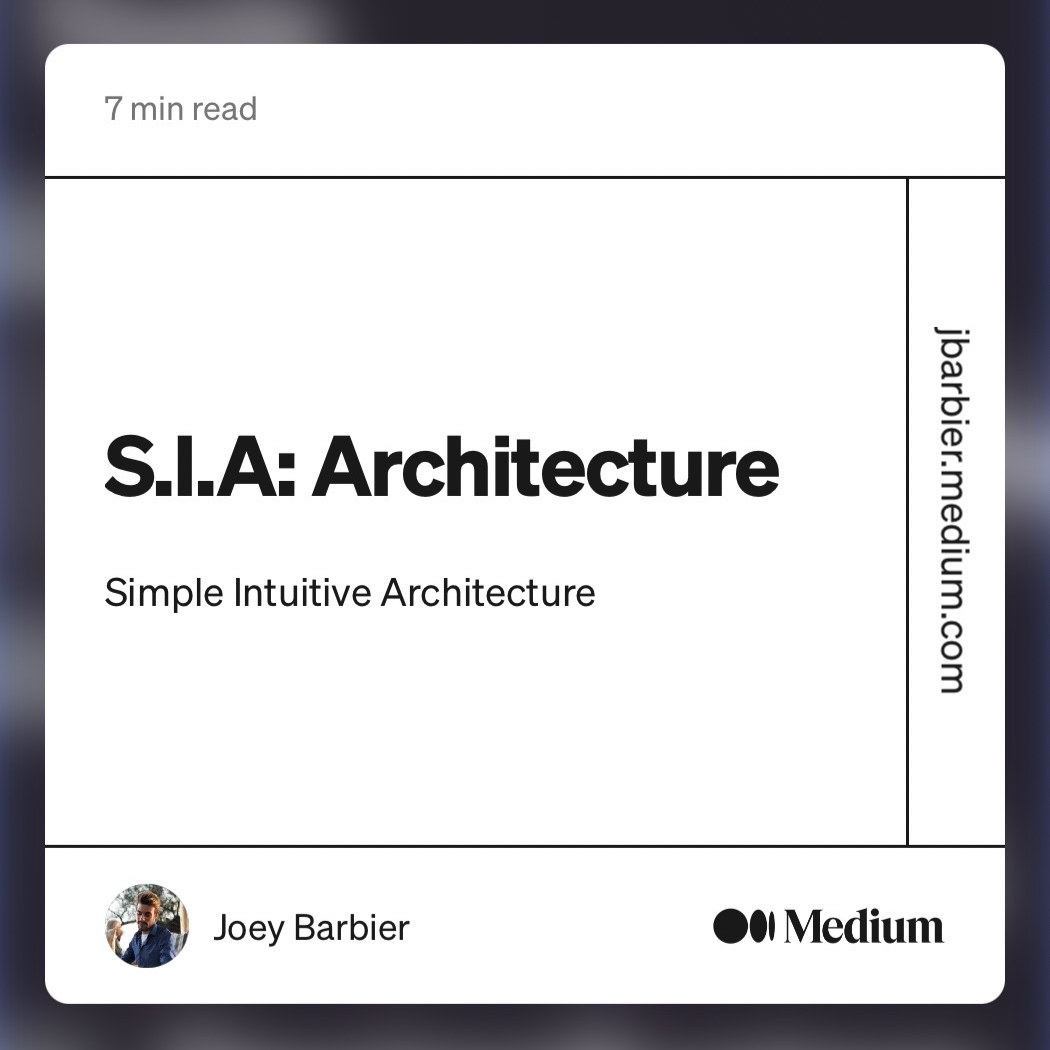 S.I.A: Architecture