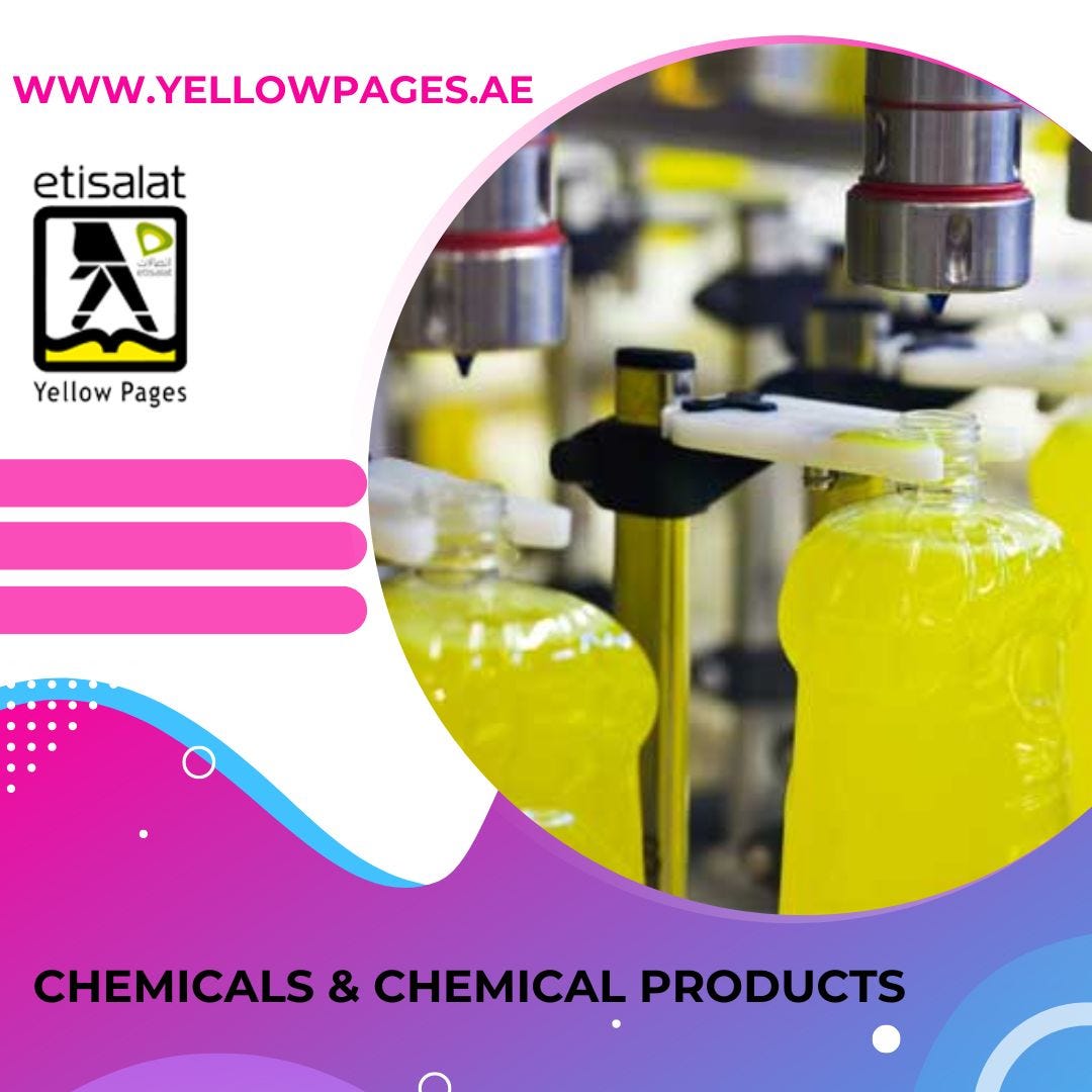 Chemicals & Chemical Products Manufacturers & Suppliers in UAE Simon
