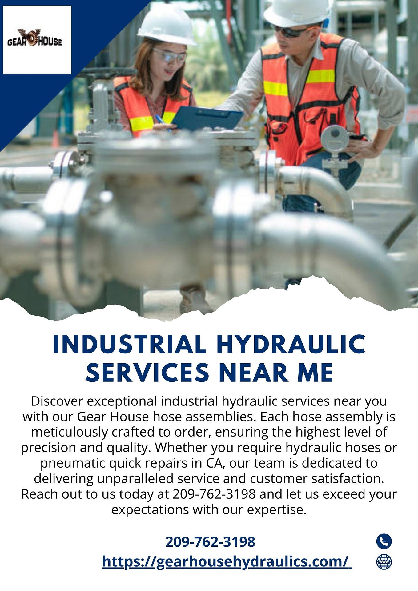 Hydraulic Solutions Stockton California — Gear House Hydraulics