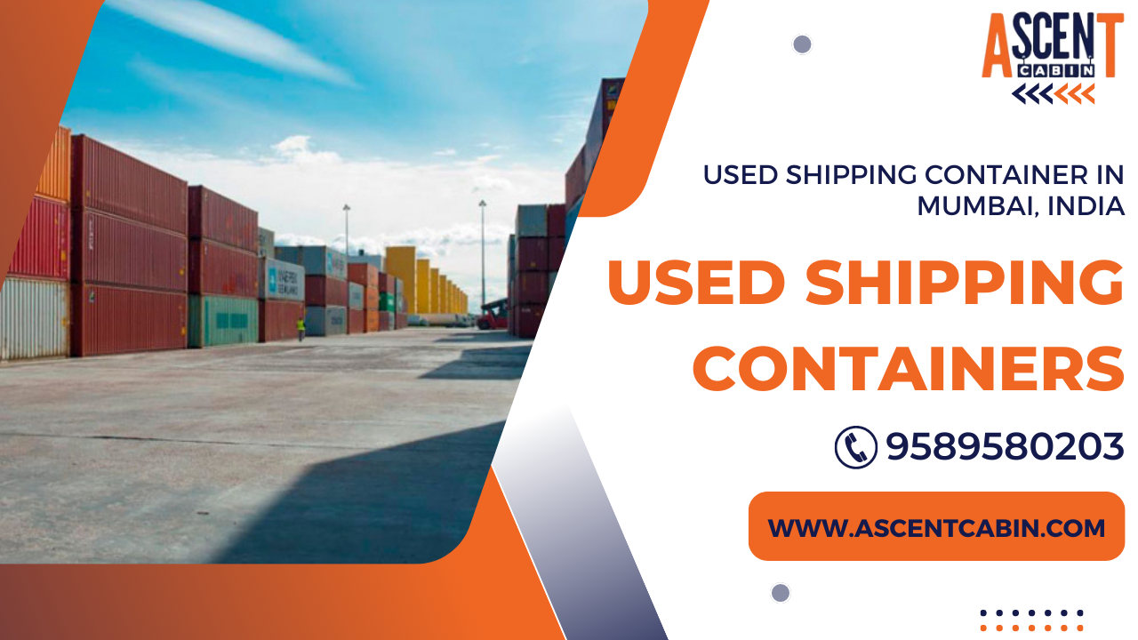 Used Container Office For Sale in Mumbai by Ascent Porta Solutions