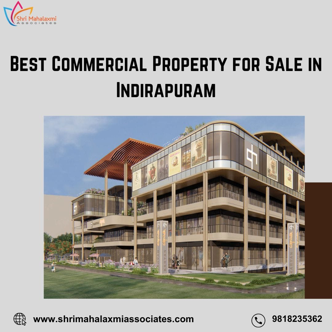 Best Commercial Property for Sale in Indirapuram Shri Mahalaxmi Associates Medium