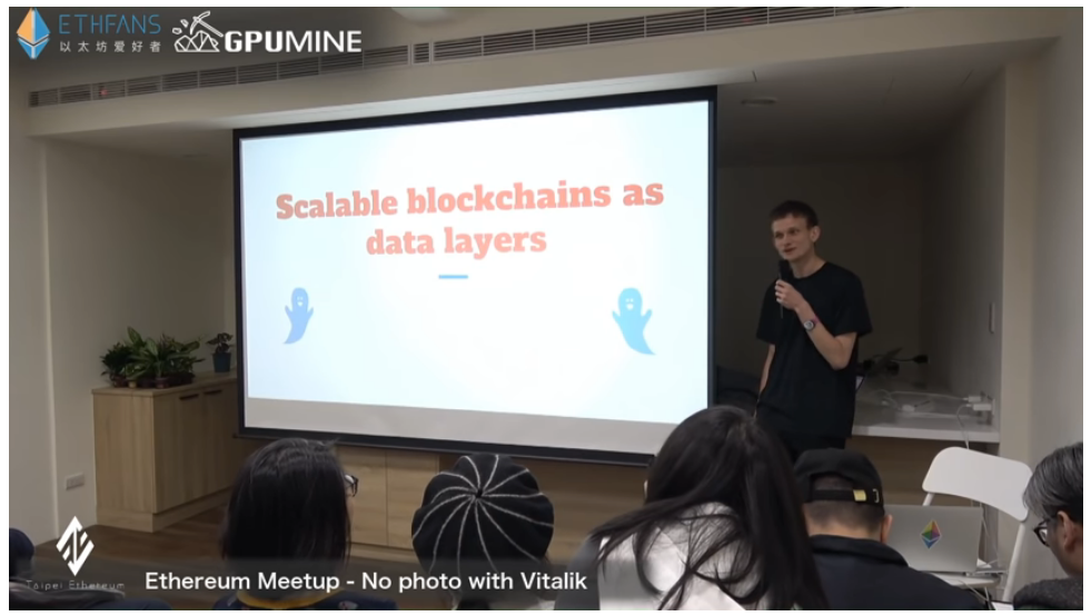 Transcript: Scalable blockchains as data layers | Vitalik Buterin