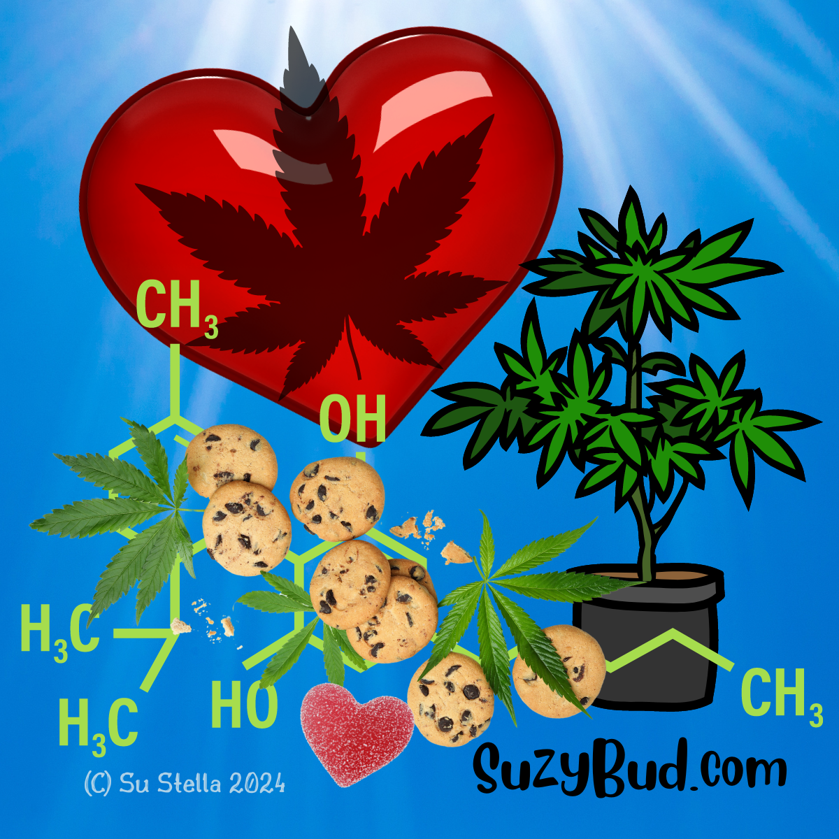 Cannabis Lovers! This is Train Wreck! by SuStella Writer, Artist