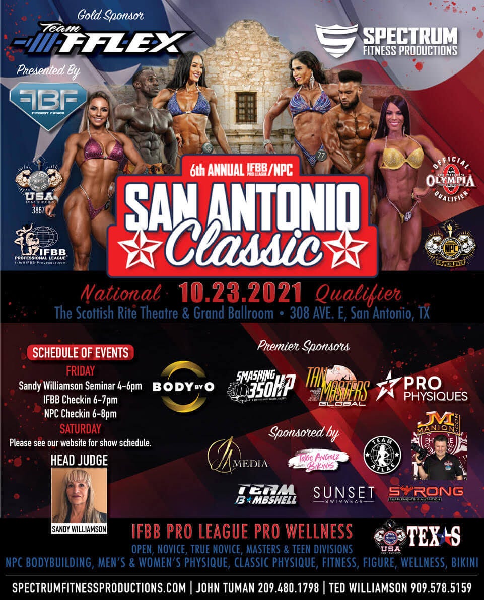 LIVESTREAM 2021 IFBB San Antonio Classic Live2021 Christine Medium