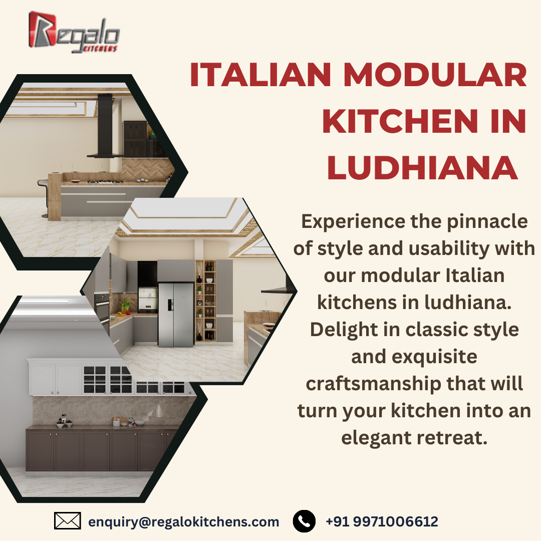 Italian Modular Kitchen in Ludhiana Regalo kitchens Medium