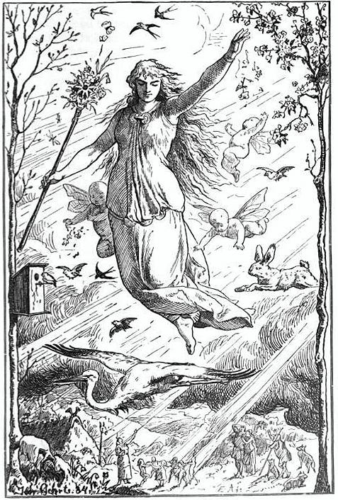 The History of Easter and the Pagan Goddess Ēostre