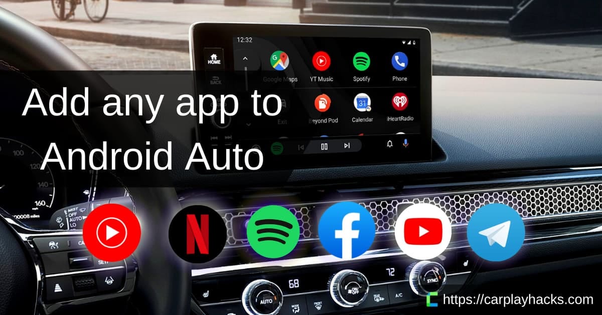 How to add any app to Android Auto [No Root Hacks 2023] The Tech Space