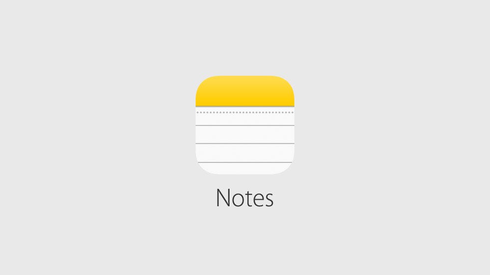 Notes app icon.