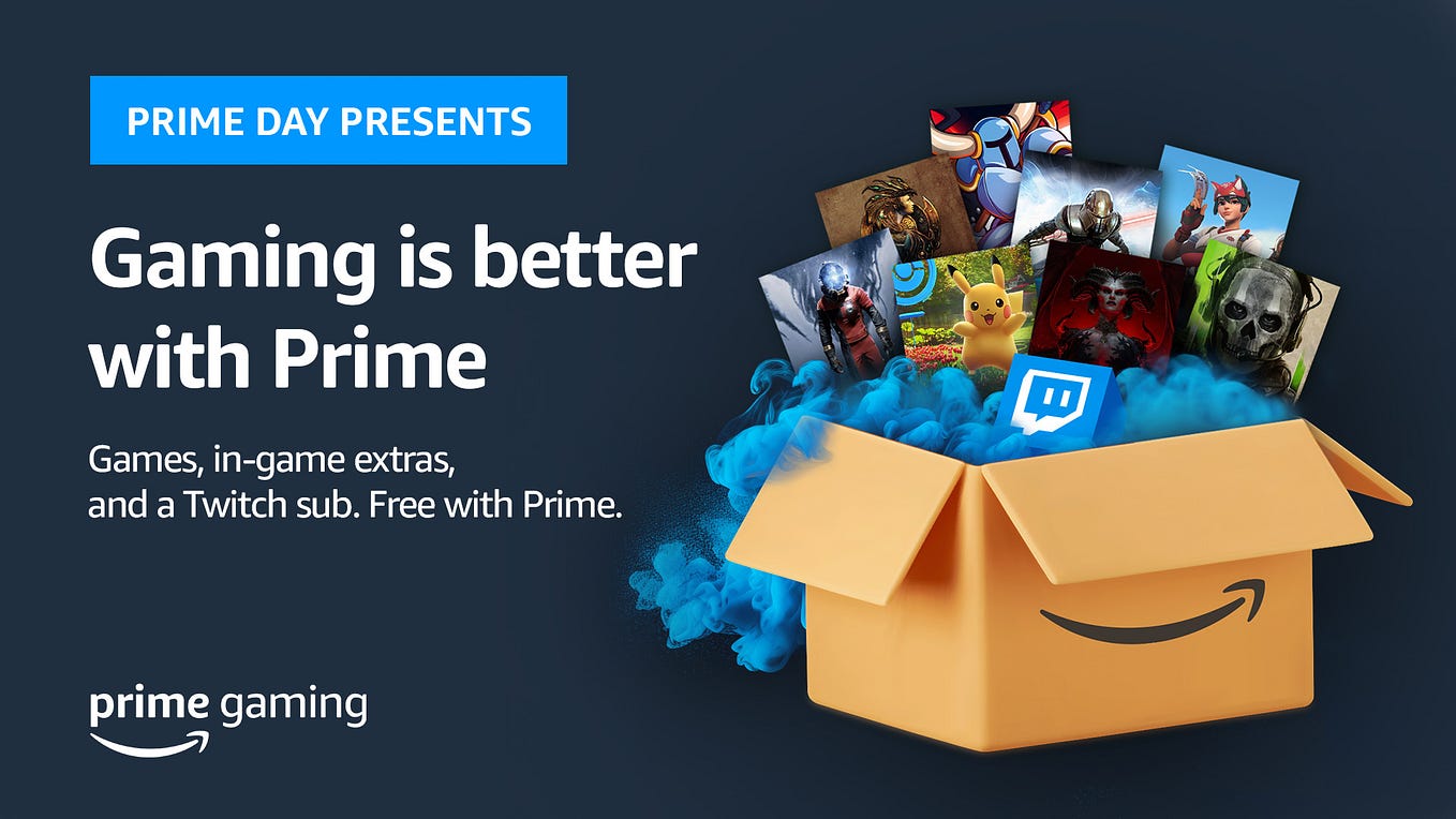 Prime Gaming July Content Update Four Free Games and InGame Content