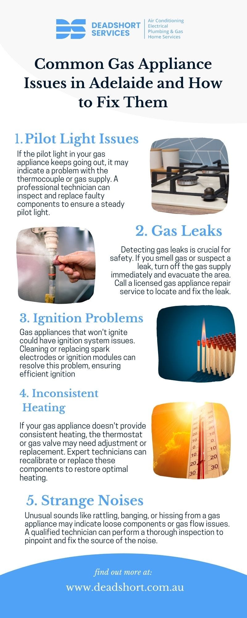Gas Appliance Repairs Adelaide. Deadshort Services by Deadshort Services Medium