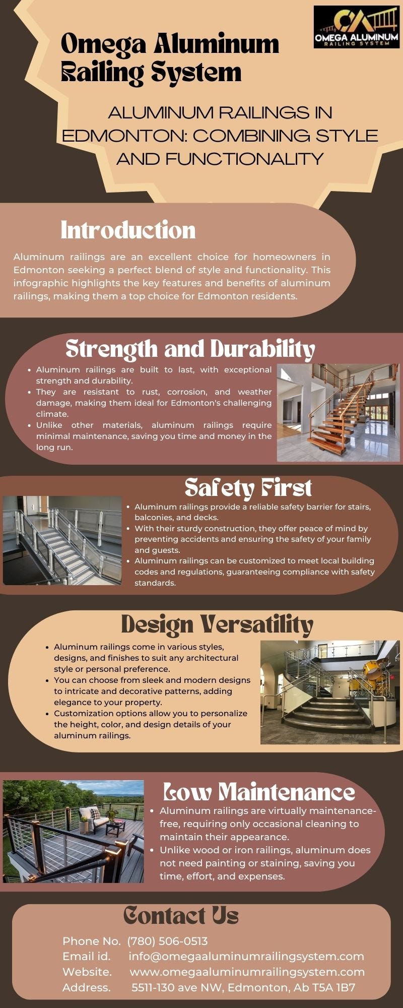 Aluminum Railings for Your Deck in Edmonton Omega Aluminum Railing