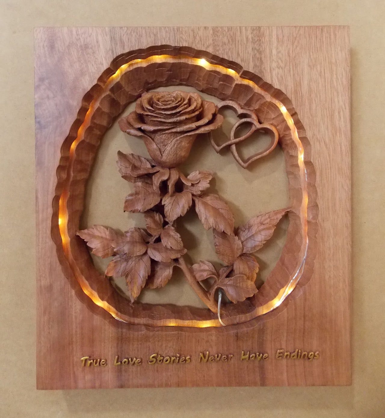 Wood Sculpture - Wood Tell Story - Medium