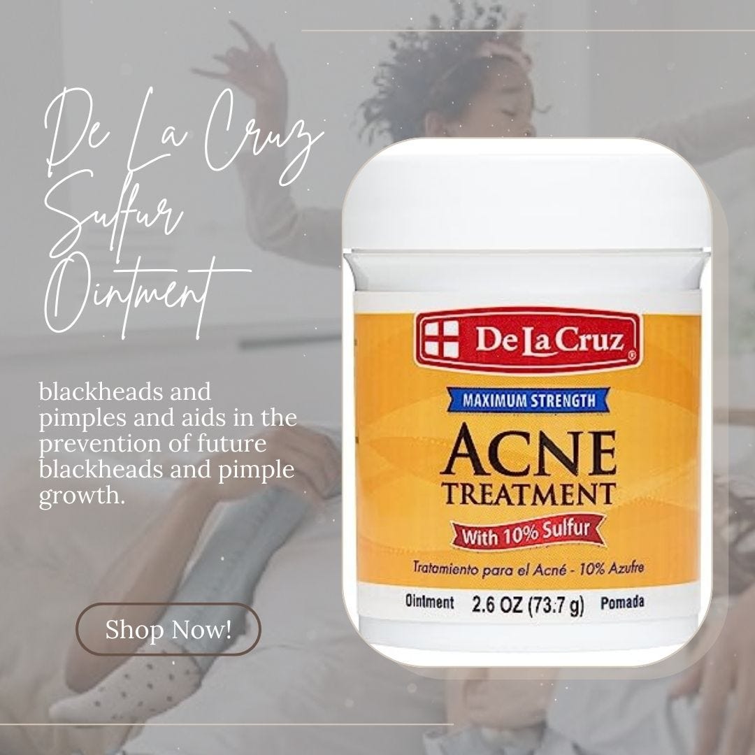 De La Cruz 10 Sulfur Ointment — Powerful Acne Treatment for Clear Skin