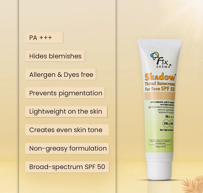 Which SPF 30 sunscreen is best for the face? Fixdermaindia Medium